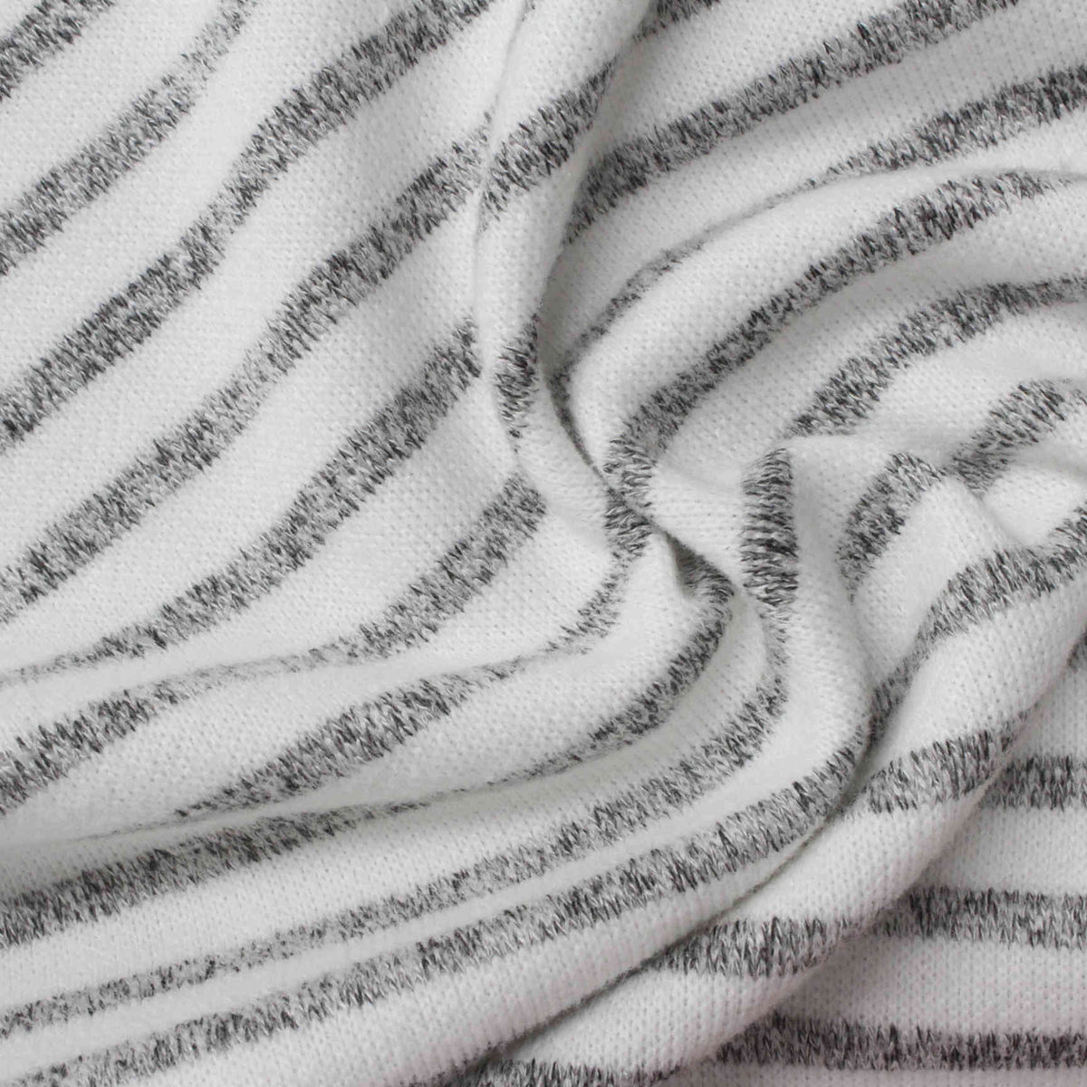 Grey Marl Knit, Poly-Viscose, 264 gsm