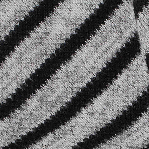 Black Horizontal-Stripe Knit, Poly-Viscose, 233 gsm