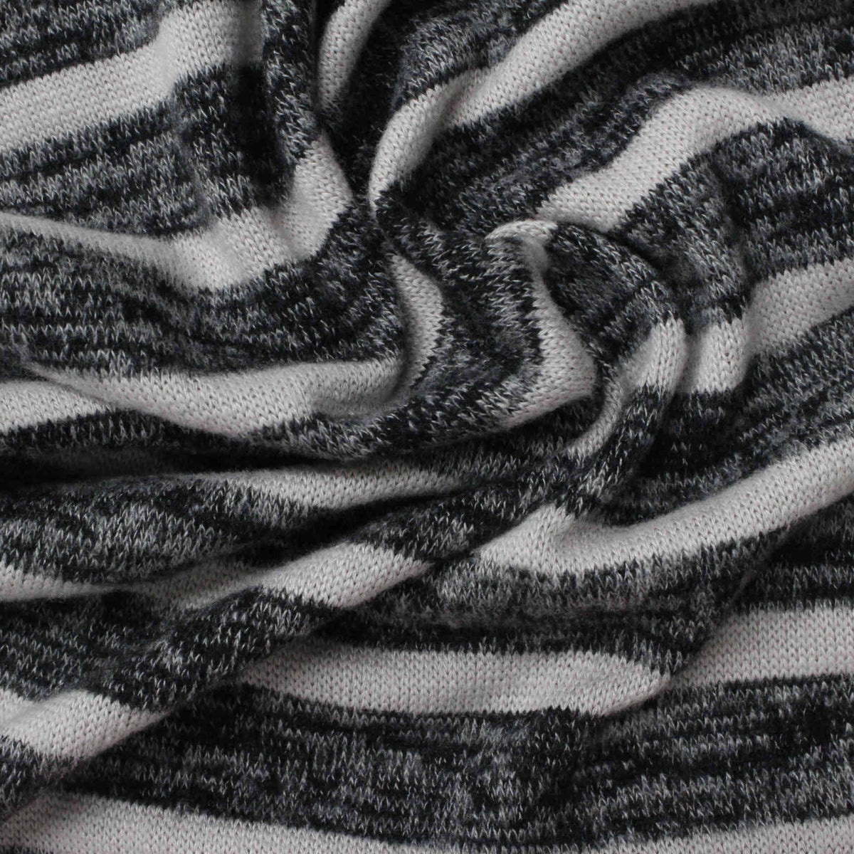 Grey Marl Knit, Viscose-Poly, 259 gsm