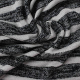 Grey Marl Knit, Viscose-Poly