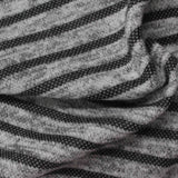 Grey Marl Interlock Knit, Poly-Viscose