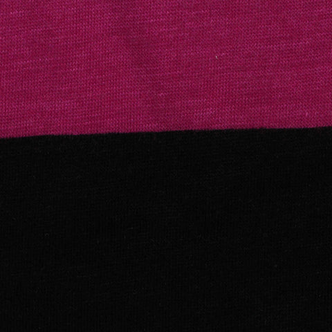Magenta Horizontal-Stripe Knit, Viscose