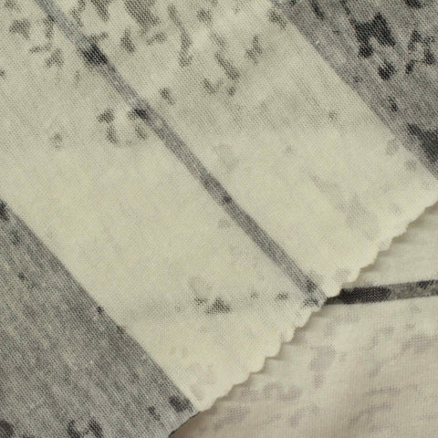 Off-White Stripes Knit, Cotton-Poly