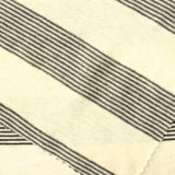 Striped Viscose Polyester Knit Fabric, 131 gsm, 170 cm — White