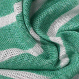 Green Horizontal-Stripe Knit — texture