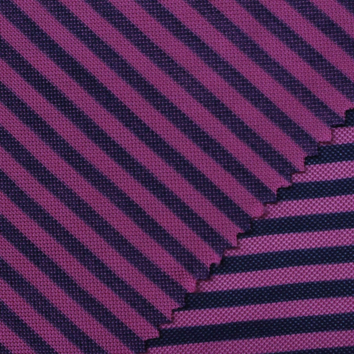 Purple Fine-Stripe Knit