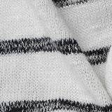 Black Horizontal-Stripe Knit — texture