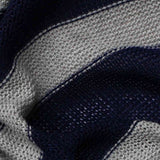 Navy Stripe Knit — texture