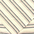 Cream Stripes Knit, Viscose, 160 gsm