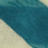 Teal Stripes Knit, Poly-Viscose — texture