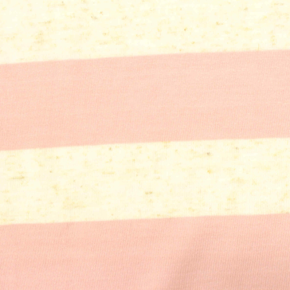 Light Pink Horizontal-Stripe Rib Knit