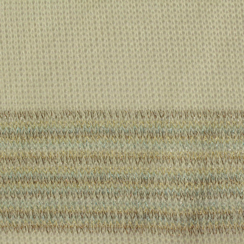 Gold Horizontal-Stripe Chunky Knit