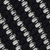 White Stripes Rib Knit, Poly-Cotton — texture
