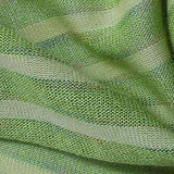 Green Horizontal-Stripe Rib Knit — texture