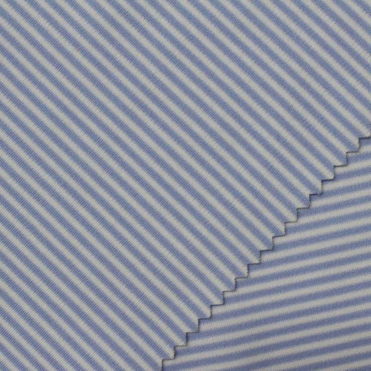 Light Blue Stripe Knit, Polyester, 234 gsm