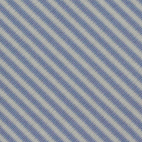 Light Blue Stripe Knit, Polyester, 234 gsm