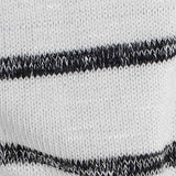 Black Horizontal-Stripe Rib Knit, Viscose-Poly — texture