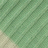 Light Green Check Rib Knit, Polyester — texture