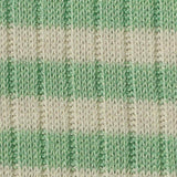 Light Green Horizontal-Stripe Rib Knit, Polyester — texture