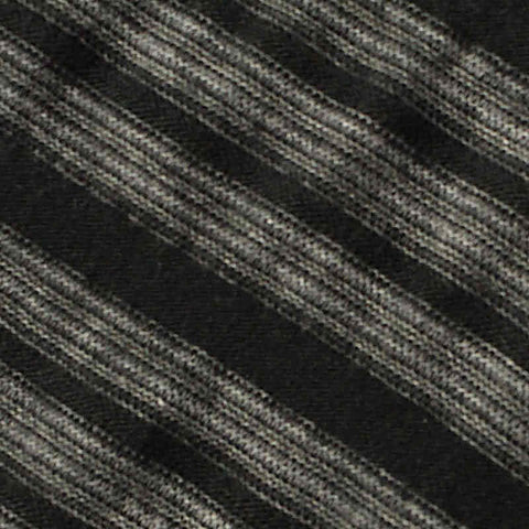 Black Stripe Jersey Knit, Cotton