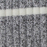 White Horizontal-Stripe Jersey Knit, Viscose-Poly — texture