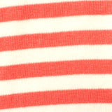 Red Horizontal-Stripe Rib Knit, Cotton — texture