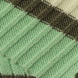 Mint Stripes Rib Knit, Polyester — texture