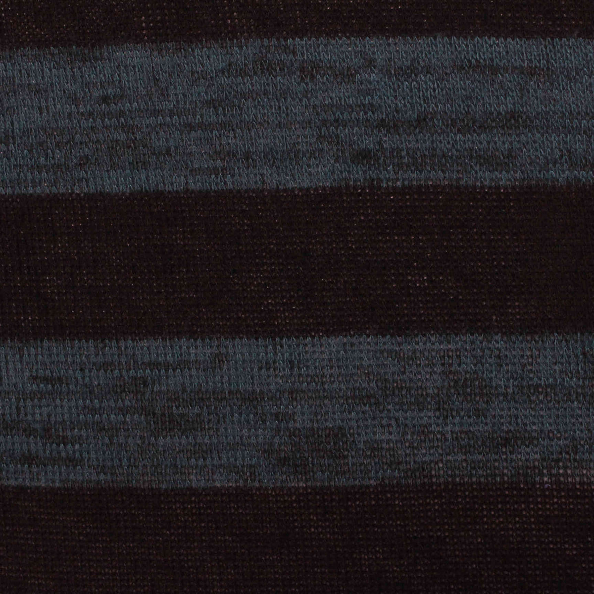 Dark Blue Horizontal-Stripe Rib Knit, Poly-Viscose, 150 gsm