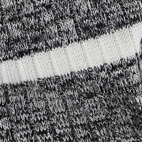 White Stripe Rib Knit, Viscose-Poly
