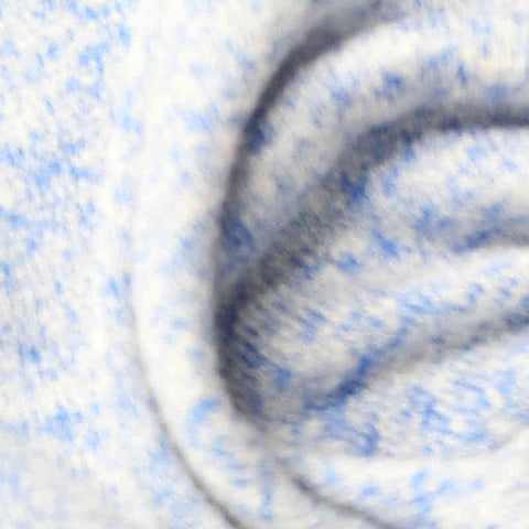 Light Blue Marl Chunky Knit, 210 gsm