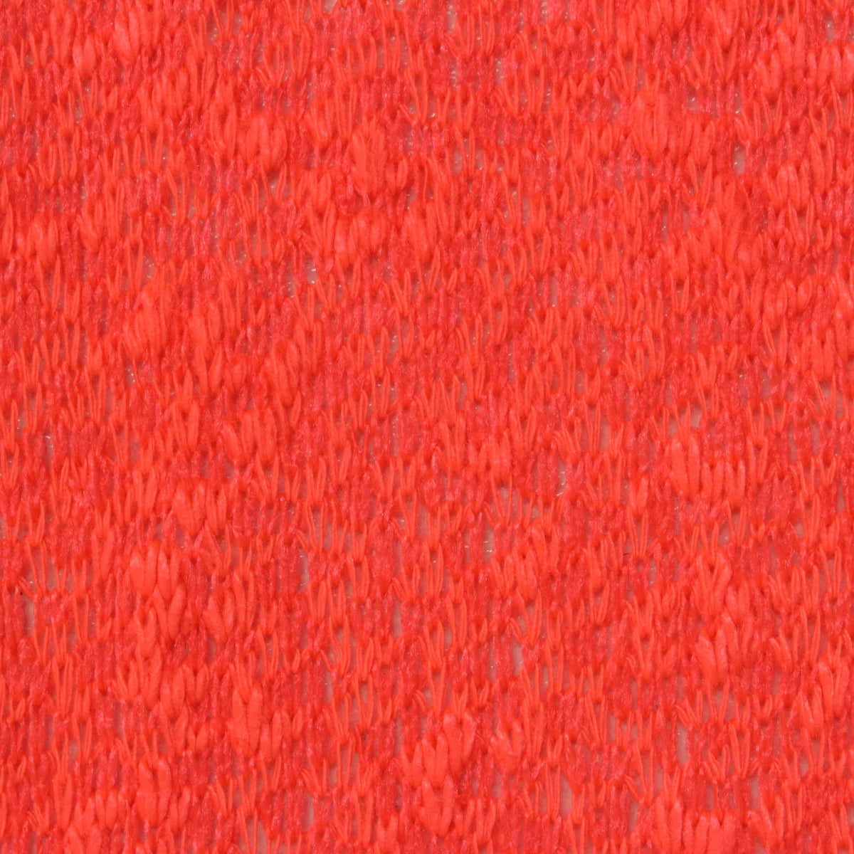 Bright Red Textured Chunky Knit