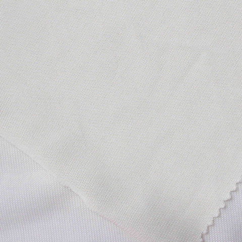 Jersey Knit Fabric, 205 gsm, 160 cm — White