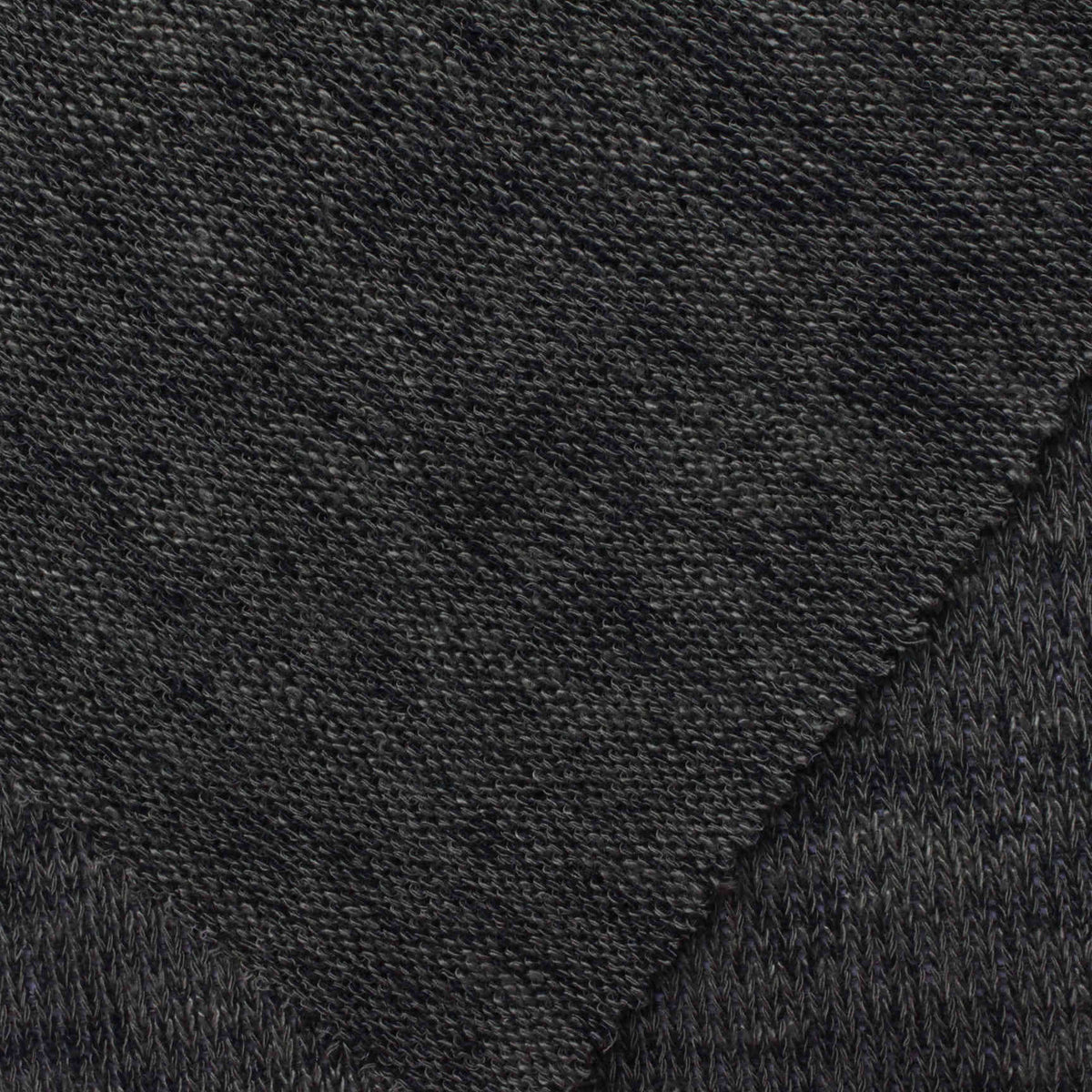 Dark Grey Marl Chunky Knit, 143 gsm