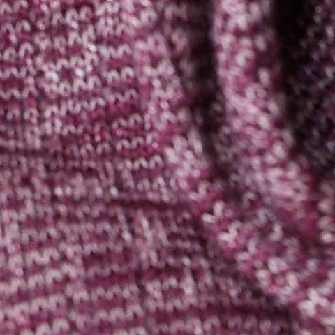 Purple Marl Chunky Knit, 200 gsm