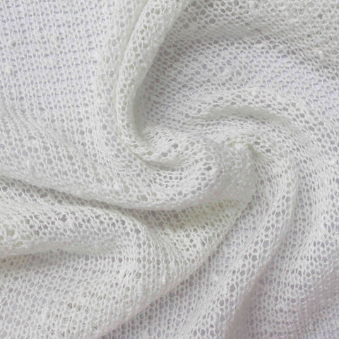 Jersey Knit Fabric, 180 gsm, 150 cm — White