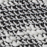 Black Marl Chunky Knit, Cotton-Poly — texture