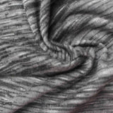Heathered Grey Marl Chunky Knit, Viscose-Poly
