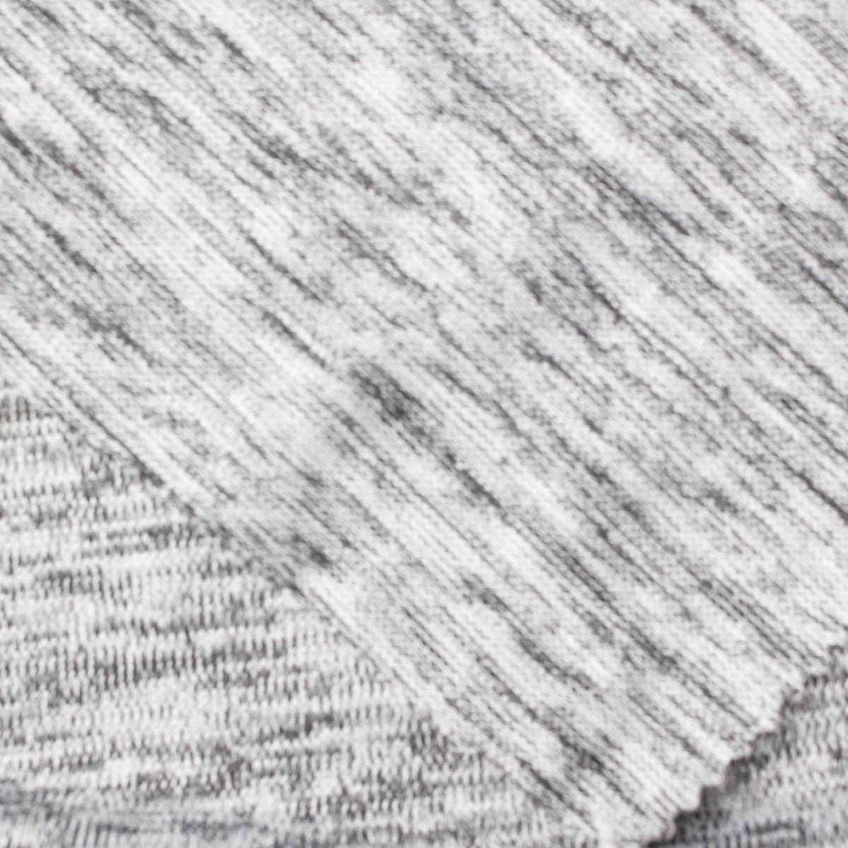 Grey Marl Chunky Knit, Polyester, 208 gsm