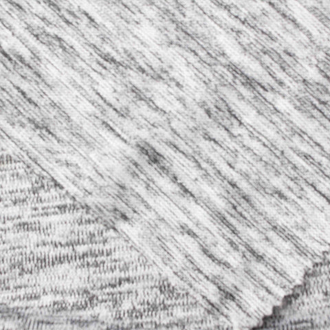 Grey Marl Chunky Knit, Polyester, 208 gsm