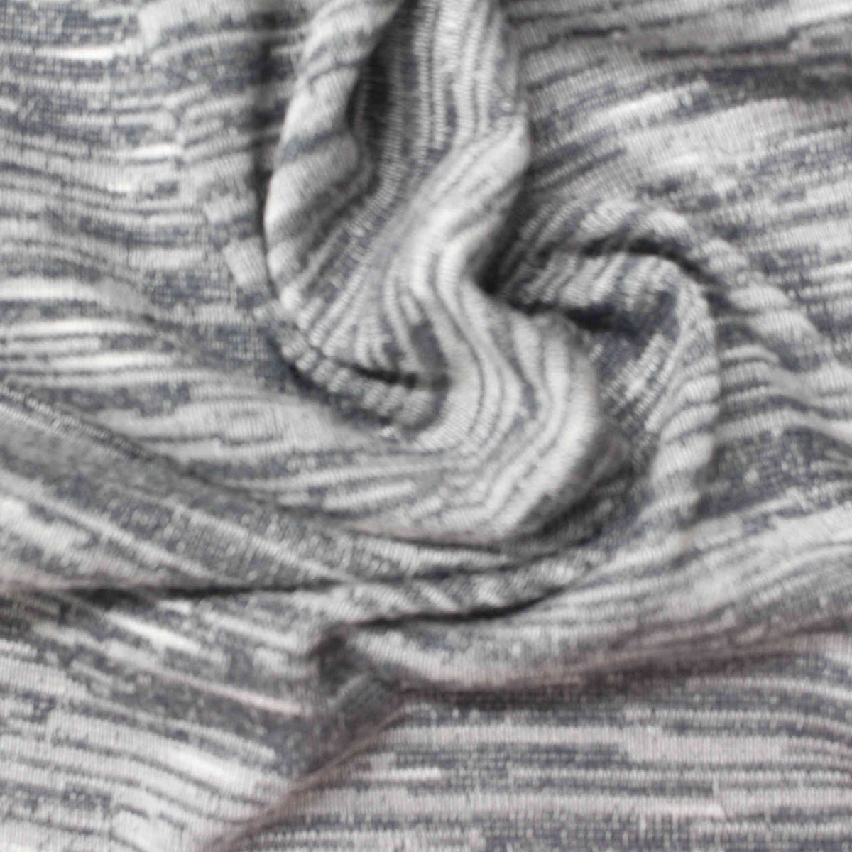 Grey Marl Chunky Knit, 165 gsm