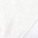 Polyester Stretch Chunky Knit Fabric, 182 gsm, 185 cm — White