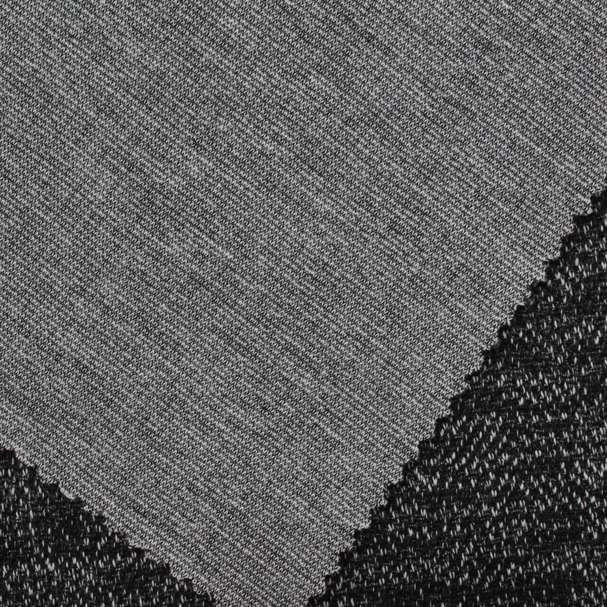Grey Marl Chunky Knit, 310 gsm