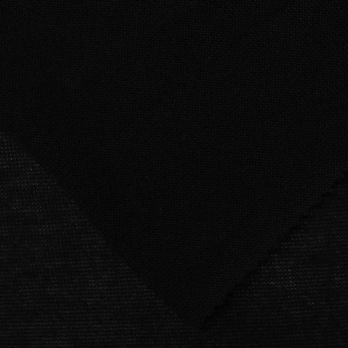 100% Polyester Chunky Knit Fabric, 149 gsm, 160 cm — Black