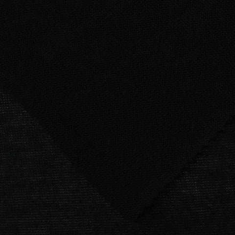 100% Polyester Chunky Knit Fabric, 149 gsm, 160 cm — Black