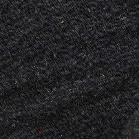 Navy Marl Chunky Knit, 142 gsm