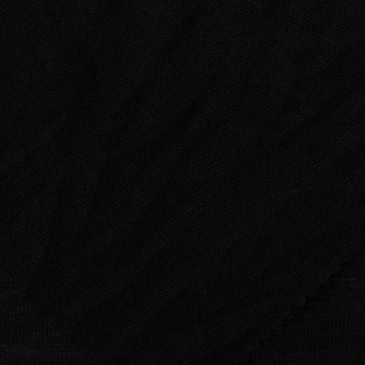 Polyester Stretch Chunky Knit Fabric, 183 gsm, 155 cm — Black