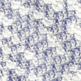 Blue Check Chunky Knit, Cotton-Poly — texture