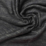 Dark Grey Marl Jersey Knit, Viscose-Poly