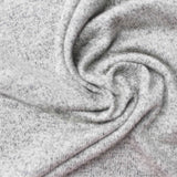 Light Grey Marl Chunky Knit, Viscose-Poly