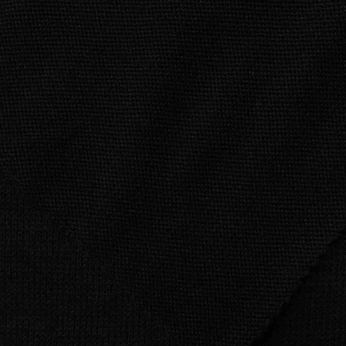 Black Textured Chunky Knit, Viscose-Poly